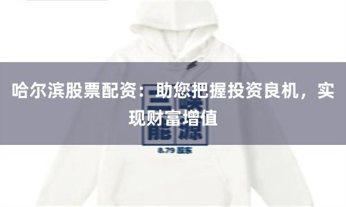 哈尔滨股票配资：助您把握投资良机，实现财富增值