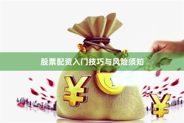 股票配资入门技巧与风险须知
